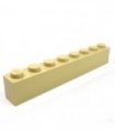 Tan Brick 1 x 8
