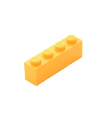 Bright Light Orange Brick 1 x 4
