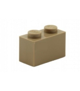 Dark Tan Brick 1 x 2