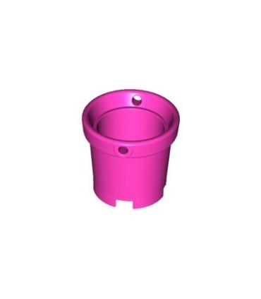 Dark Pink Belville Bucket with Handle Holes