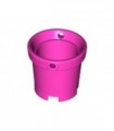 Dark Pink Belville Bucket with Handle Holes