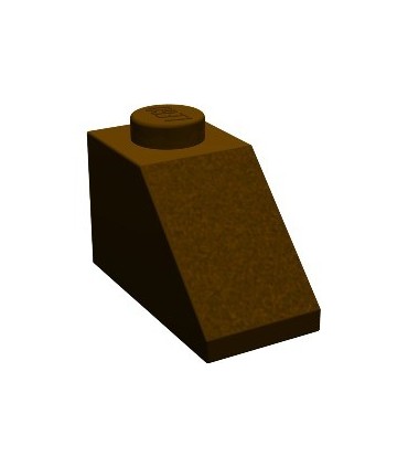 Dark Brown Slope 45 2 x 1