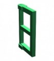 Green Window 1 x 2 x 3 Pane with Thick Corner Tabs