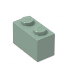 Sand Green Brick 1 x 2