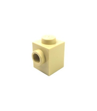 Tan Brick, Modified 1 x 1 with Stud on 1 Side