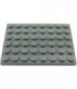 Dark Bluish Gray Plate 6 x 8
