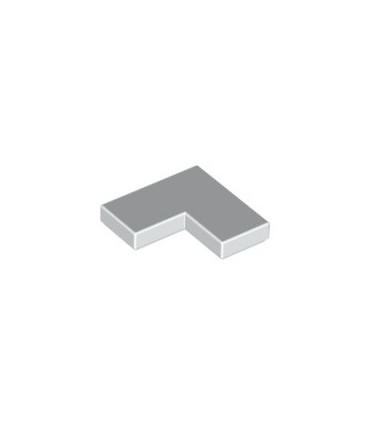White Tile 2 x 2 Corner