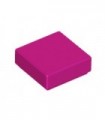 Magenta Tile 1 x 1 with Groove
