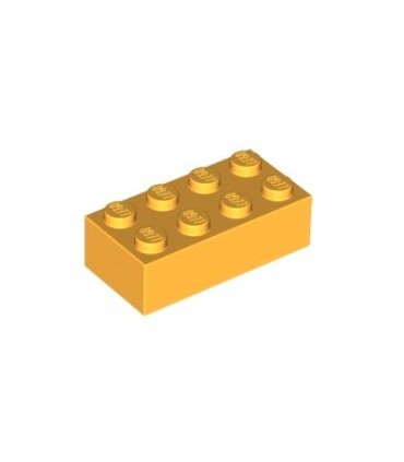 Bright Light Orange Brick 2 x 4