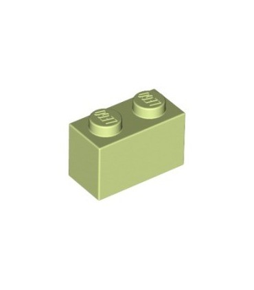 Yellowish Green Brick 1 x 2