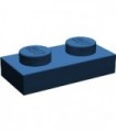 Dark Blue Plate 1 x 2
