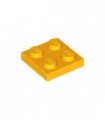 Bright Light Orange Plate 2 x 2