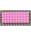 Bright Pink Plate 4 x 10