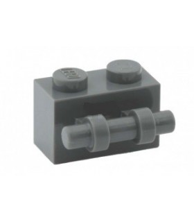 Dark Bluish Gray Brick, Modified 1 x 2 with Handle