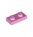 Bright Pink Plate 1 x 2