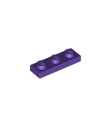 Dark Purple Plate 1 x 3