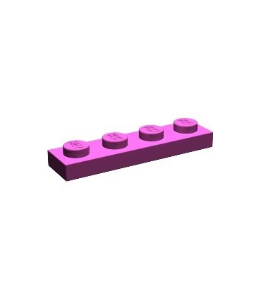 Magenta Plate 1 x 4