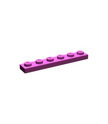 Magenta Plate 1 x 6