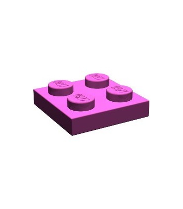 Magenta Plate 2 x 2