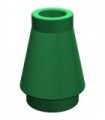 Green Cone 1 x 1 with Top Groove