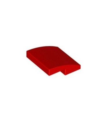 Red Slope, Curved 2 x 2 No Studs
