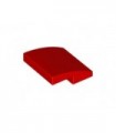 Red Slope, Curved 2 x 2 No Studs