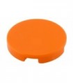 Orange Tile, Round 2 x 2 with Bottom Stud Holder