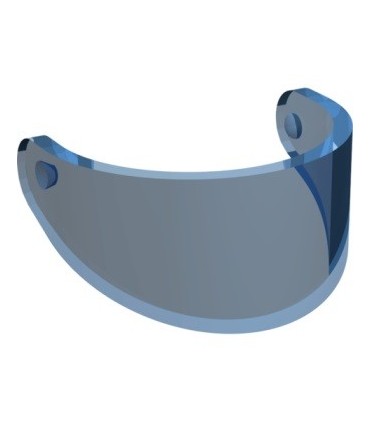 Trans-Dark Blue Minifig, Visor Standard