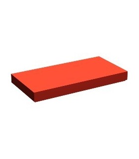 Red Tile 2 x 4