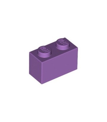 Medium Lavender Brick 1 x 2