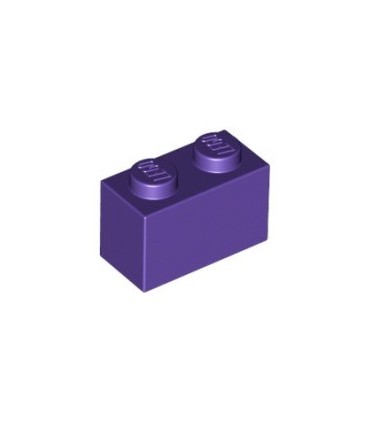 Dark Purple Brick 1 x 2