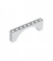 White Brick, Arch 1 x 8 x 2 Raised Arch
