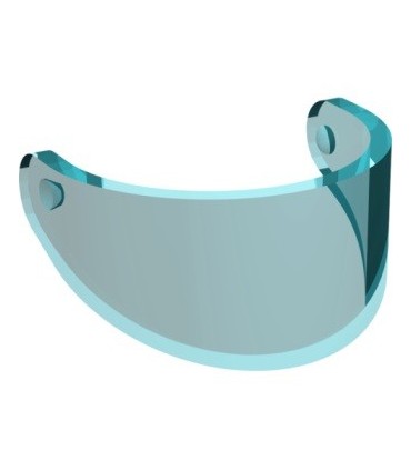 Trans-Light Blue Minifig, Visor Standard