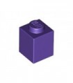 Dark Purple Brick 1 x 1