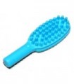 Medium Azure Minifig, Utensil Hairbrush - Short Handle (10mm)
