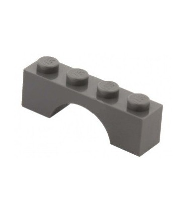 Dark Bluish Gray Brick, Arch 1 x 4