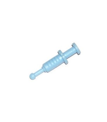 Bright Light Blue Minifig, Utensil Syringe
