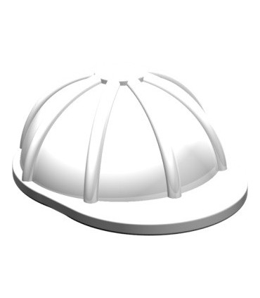 White Minifig, Headgear Construction Helmet