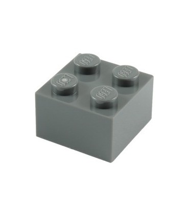 Dark Bluish Gray Brick 2 x 2