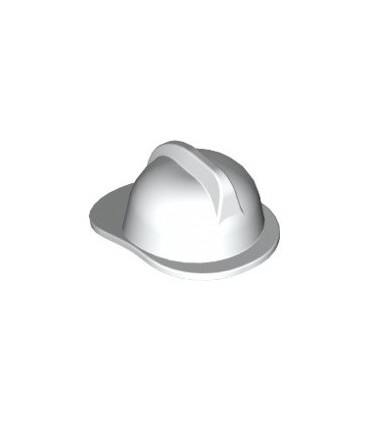 White Minifig, Headgear Fire Helmet