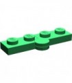 Green Hinge Plate 1 x 4 Swivel Top / Base Complete Assembly