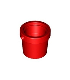 Red Container, Bucket 1 x 1 x 1