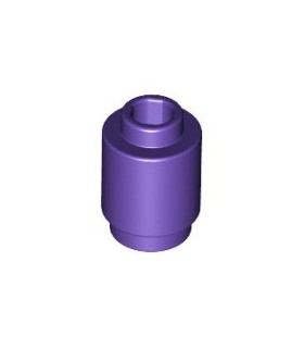 Dark Purple Brick, Round 1 x 1