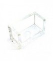 Trans-Clear Panel 1 x 2 x 1 with Rounded Corners and 2 Sides