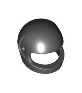 Black Minifig, Headgear Helmet Standard