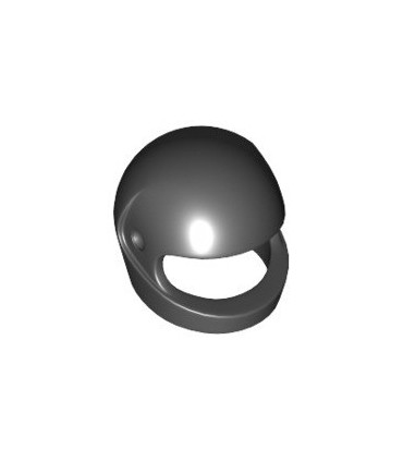 Black Minifig, Headgear Helmet Standard