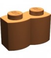 Dark Orange Brick, Modified 1 x 2 Log