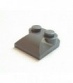 Dark Bluish Gray Brick, Modified 2 x 2 x 2/3 Two Studs, Curved Slope End