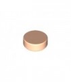 Light Nougat Tile, Round 1 x 1