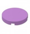 Medium Lavender Tile, Round 2 x 2 with Bottom Stud Holder